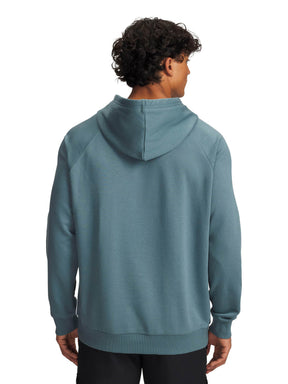 Polerón Lifestyle para hombre Rival Fleece Logo azul Under Armour