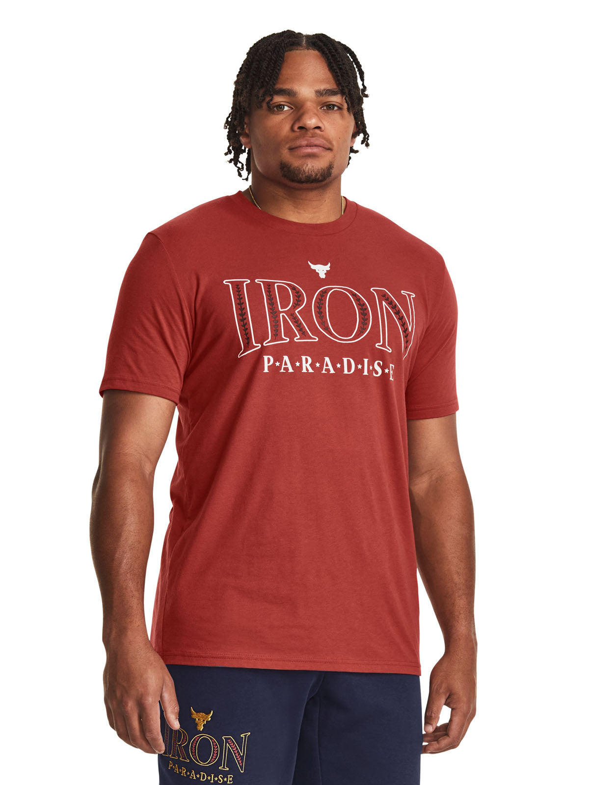 Polera manga corta Project Rock Paradise para hombre Under Armour