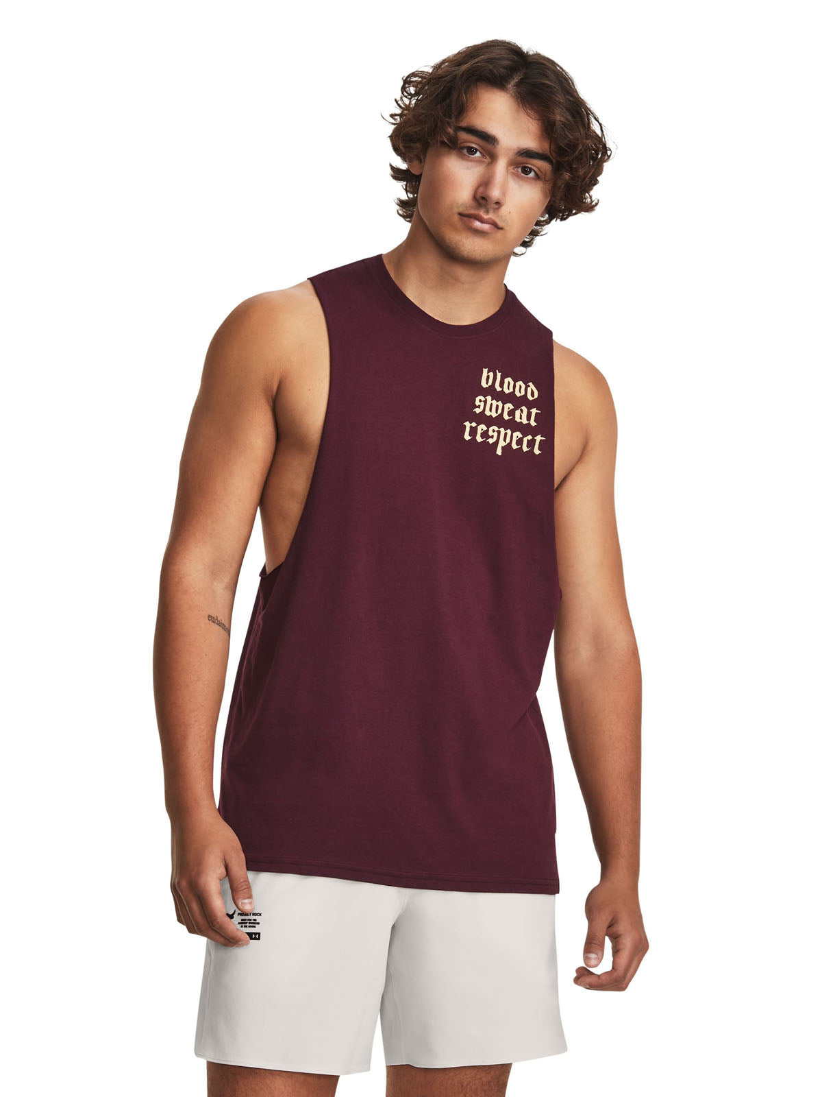 Polera sin mangas Project Rock LC BSR para hombre Under Armour