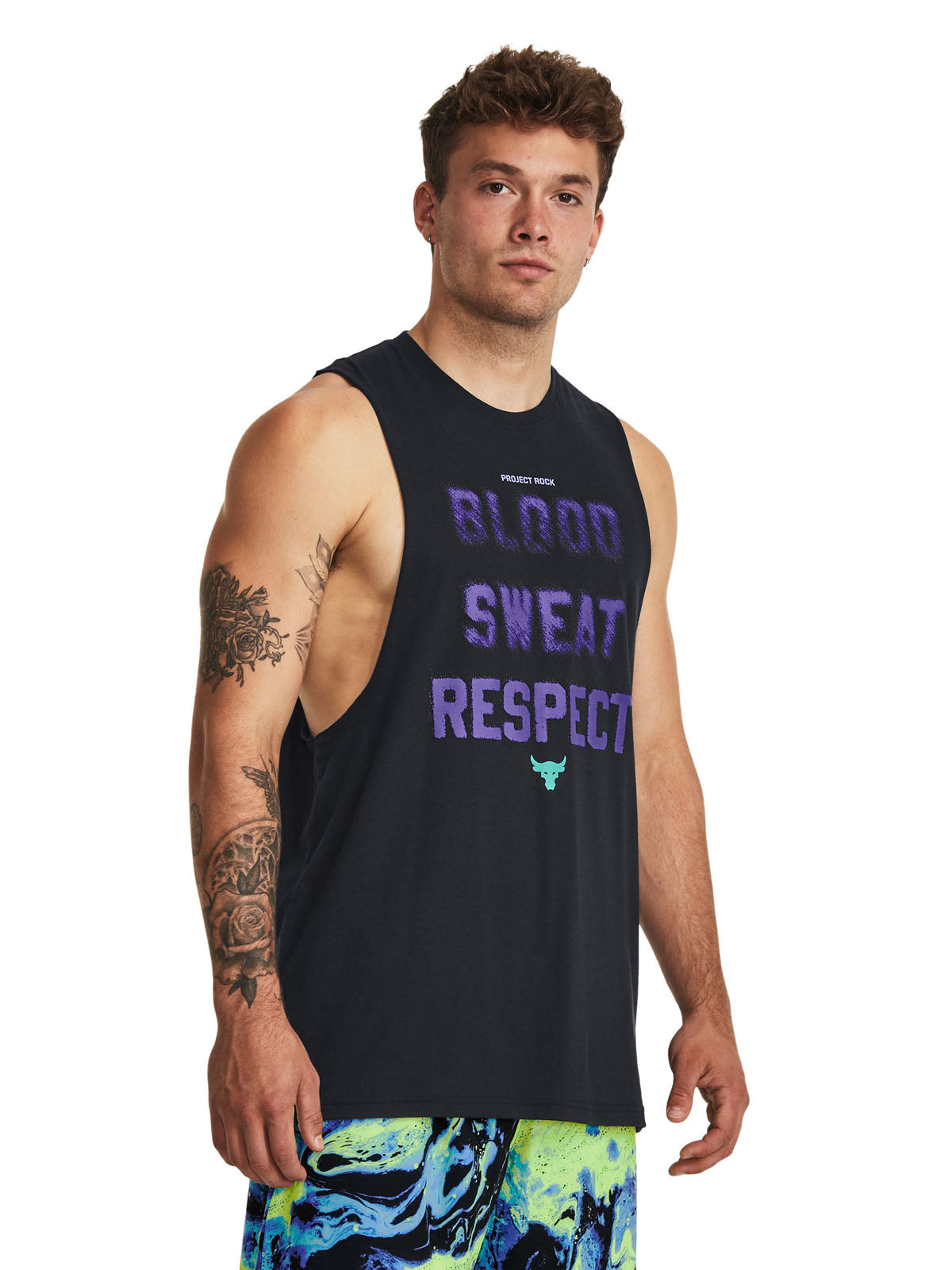 Polera sin mangas Project Rock BSR para hombre Under Armour