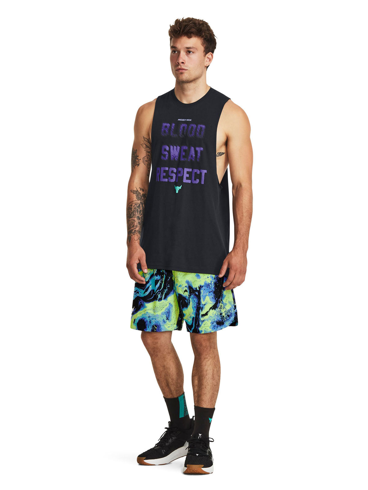 Polera sin mangas Project Rock BSR para hombre Under Armour