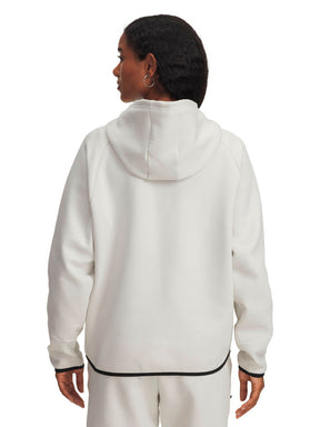 Polerón Lifestyle para mujer Unstoppable Fleece Full-Zip blanco Under Armour