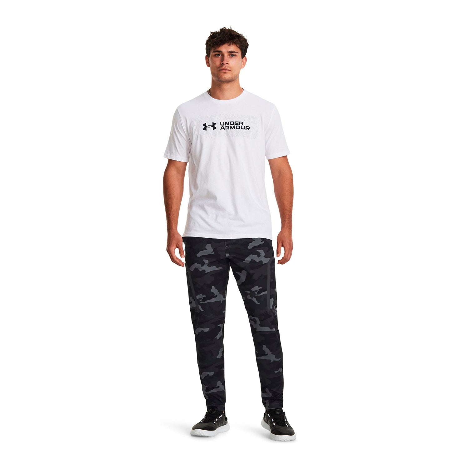 Polera manga corta Wordmark para hombre Under Armour