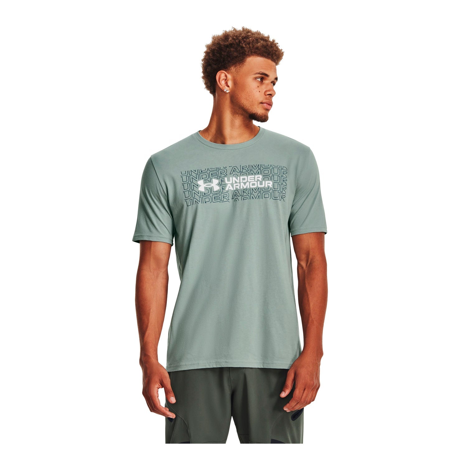 Polera manga corta Wordmark para hombre Under Armour