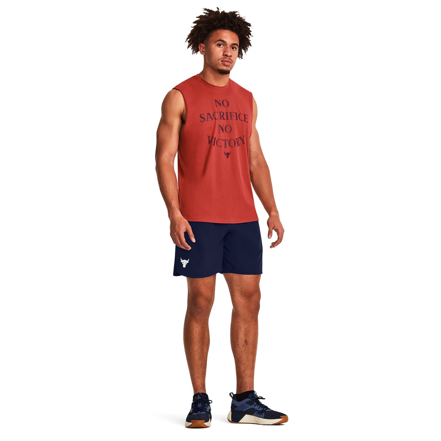 Polera sin mangas Project Rock Show Me para hombre Under Armour