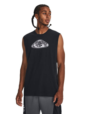 Polera sin mangas Curry para hombre Under Armour