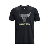 Polera manga corta Project Rock Brahma Bull para hombre Under Armour