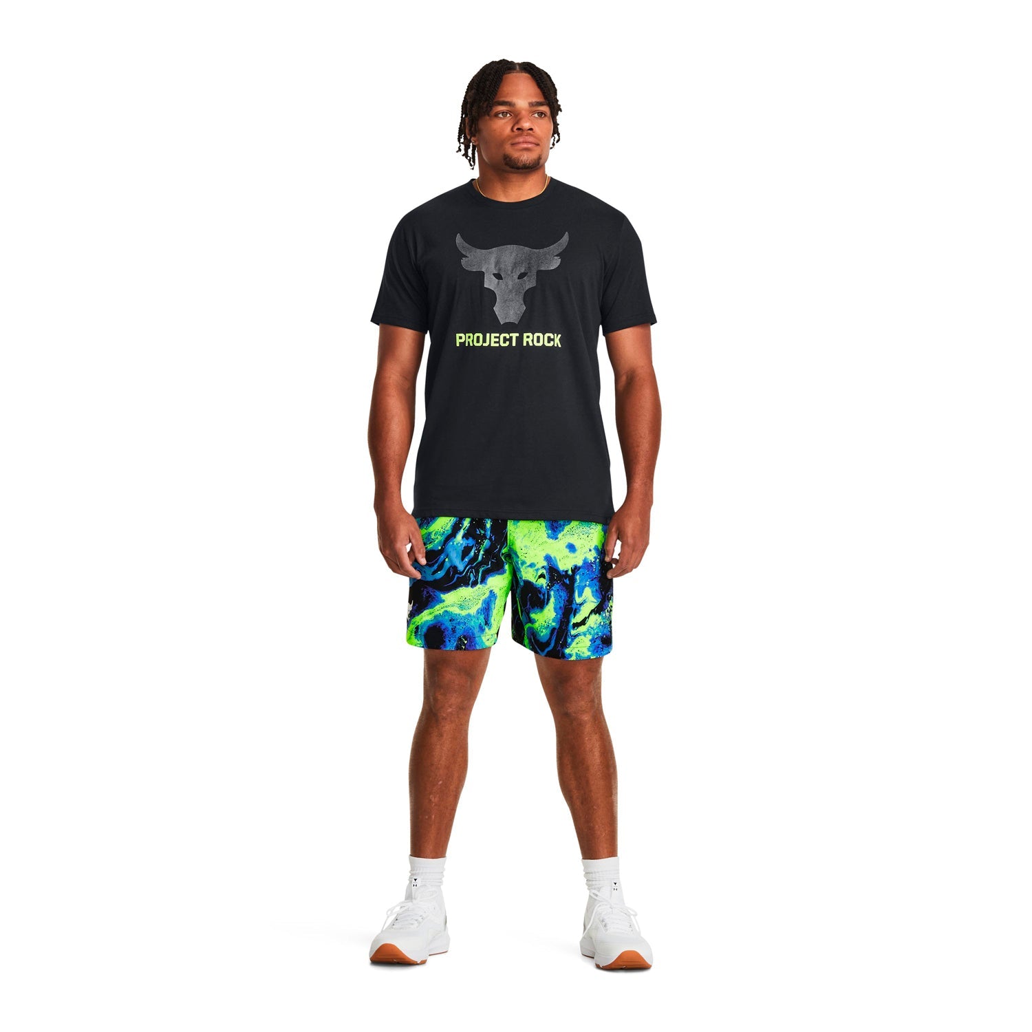 Polera manga corta Project Rock Brahma Bull para hombre Under Armour