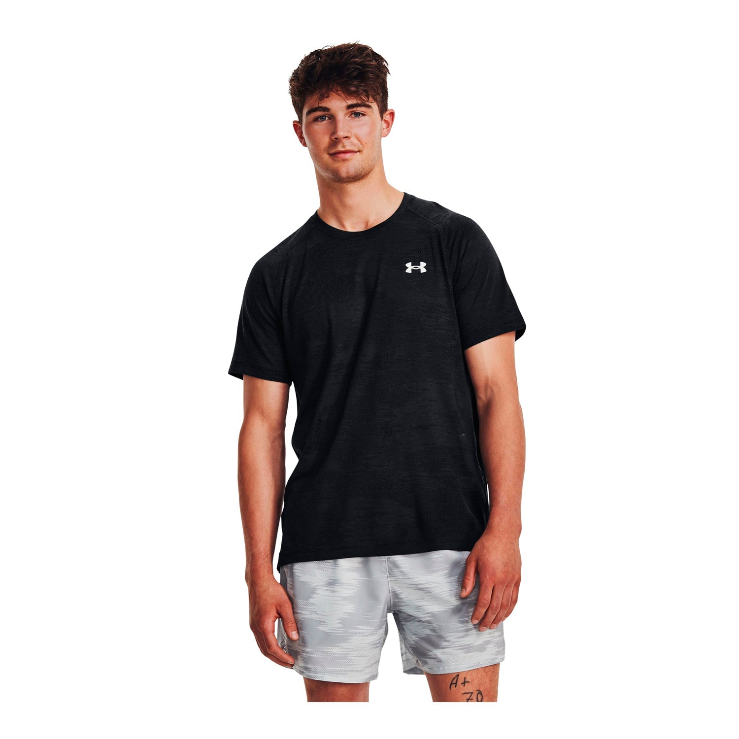 Polera manga corta Streaker Speed Camo para hombre Under Armour