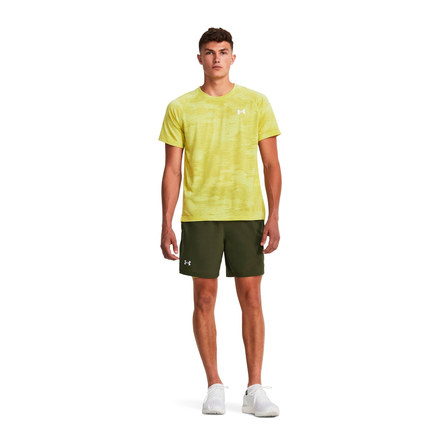 Polera manga corta Streaker Speed Camo para hombre Under Armour