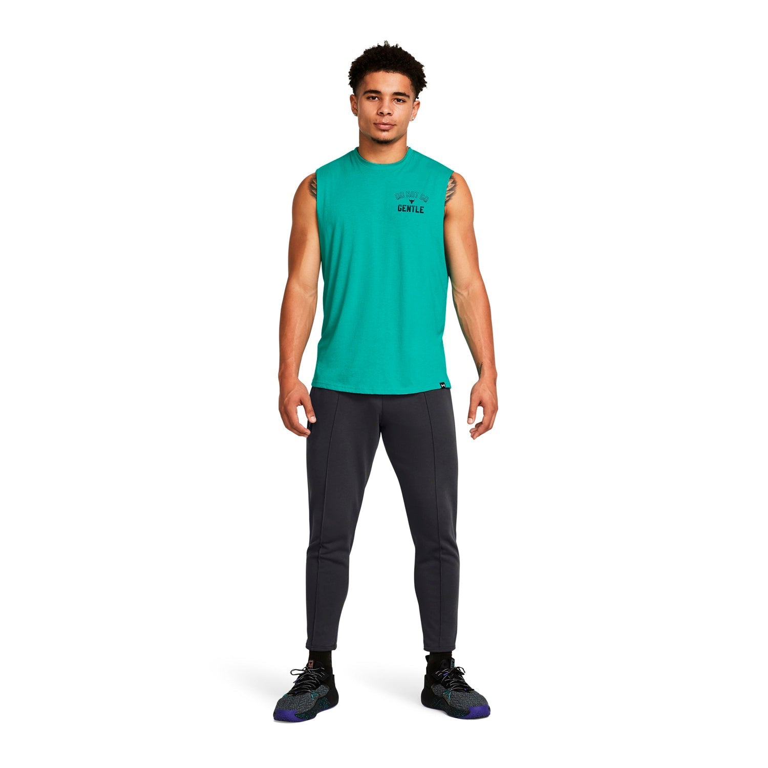 Polera sin mangas Project Rock Show Me para hombre Under Armour