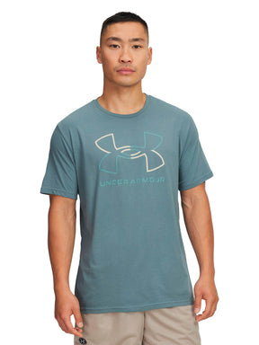 Polera manga corta de lifestyle para Hombre Foundation Azul Under Armour