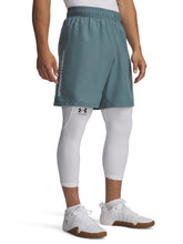 Short de entrenamiento para para hombre Tech Woven Wordmark Azul Under Armour