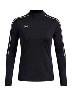 Polerón Football para mujer Challenger Midlayer negro Under Armour