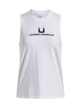 Polera sin mangas Lifestyle para mujer Varsity U blanco Under Armour