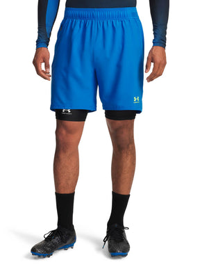Shorts Football para hombre Challenger Pro azul Under Armour