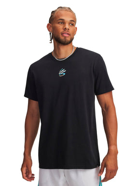 Polera manga corta Basketball para Hombre Curry Tour Negro Under Armour