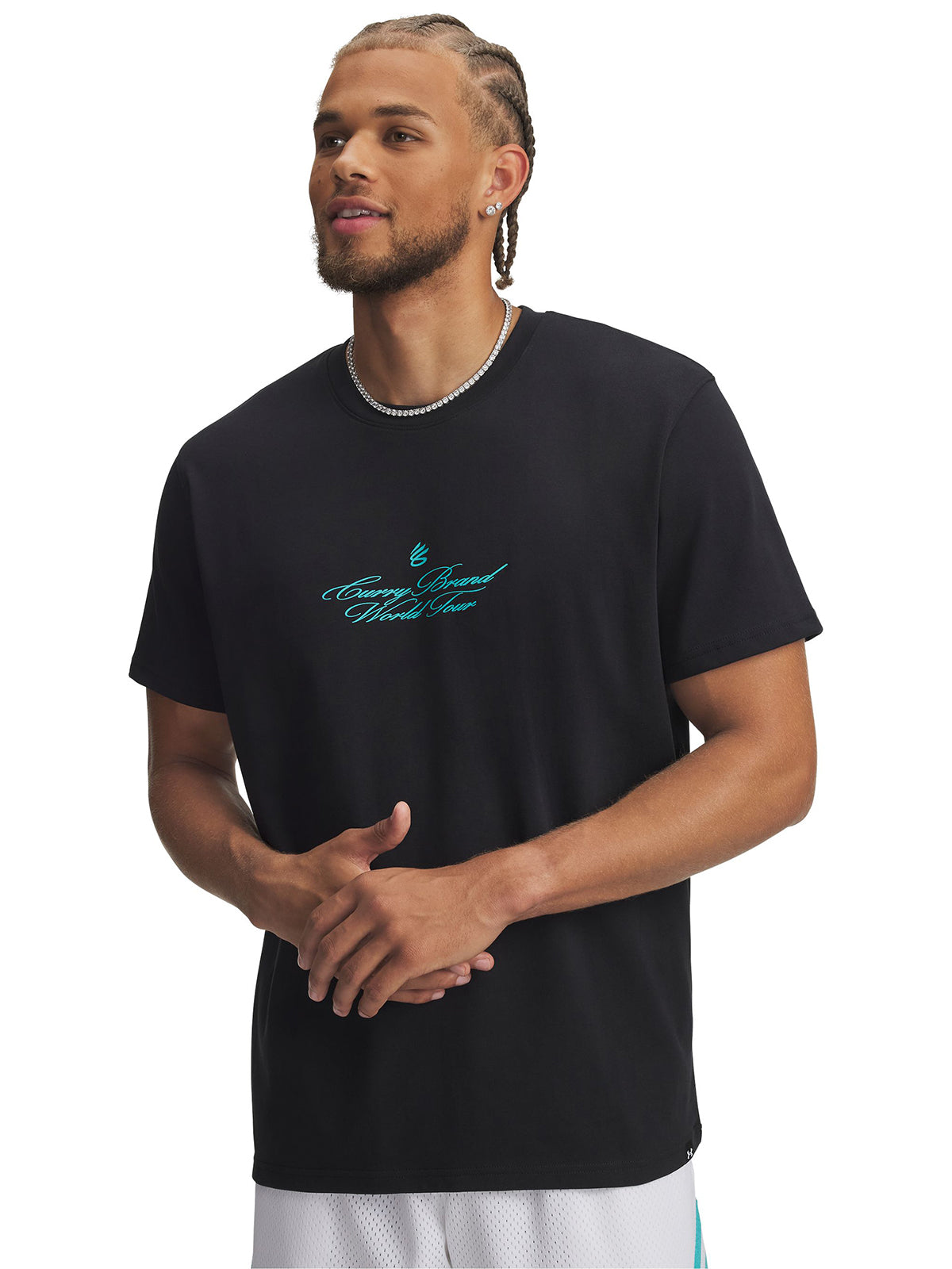 Polera manga corta Basketball para Hombre Curry Tour Negro Under Armour