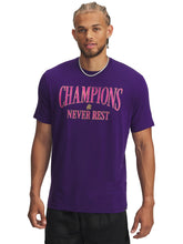 Polera manga corta Basketball para Hombre Curry Tour Morada Under Armour